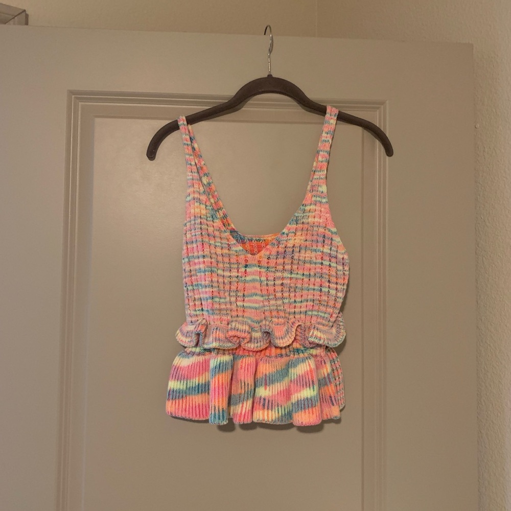 Knit tank top